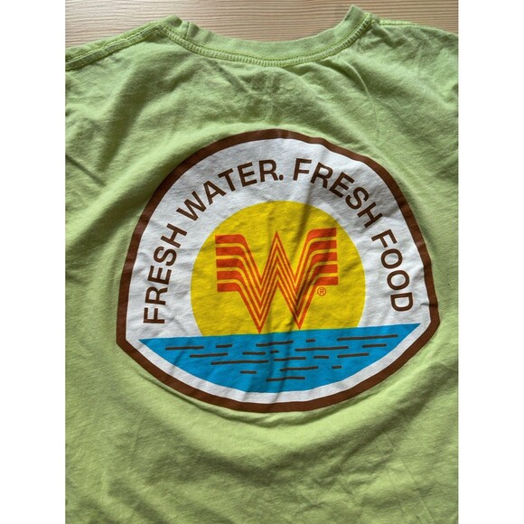 Whataburger x Magellan Shirt Mens XL Green Short Sleeve Fresh Water Fresh Food - Picture 2 of 5
